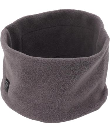 Adjustable Winter Neck Gaiter | Cold Resistant & Heated | Soft Flannel for Outdoor Use (GRAY) - Buy Online on GoSupps.com