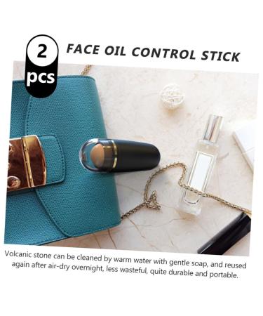 FRCOLOR Volcanic Stone Oil-Absorbing Face Roller - 4 Pcs Oily Skin Care Tool for Oil Control & Shine Reducing - Buy Online on GoSupps.com