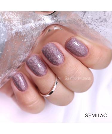 Buy Semilac UV Nail Polish Hybrid 322 Shimmer Dust Brown 7ml - Long-lasting Professional Quality International Shipping Available - Buy Online on GoSupps.com