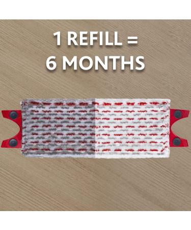 Vileda UltraMax Refill Pad 46x14.5cm White/Red - 1 Pack - Buy Online on GoSupps.com