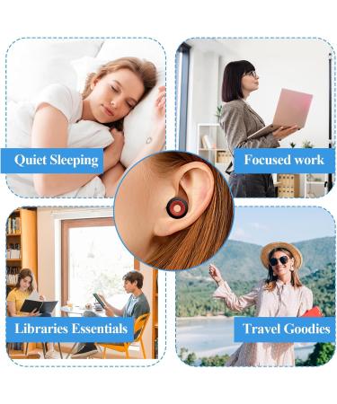 Molain 12 Pcs Earplugs - Quiet Ear Plugs for Sleep Office & Outdoor - 5 dB Noise Reduction Accessories - Buy Online on GoSupps.com