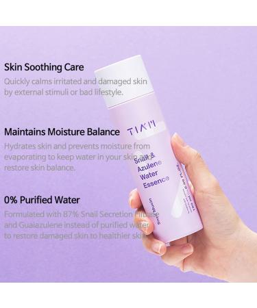 TIAM Snail & Azulene Water Essence - Hydrating Toner with Snail Mucin | Repair Damaged Skin | 6.1 fl oz - Shop Internationally - Buy Online on GoSupps.com