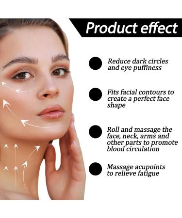 Buy Facial Massage Roller - Silicone Skin Care Tool for Women | Reduce Tiredness & Enhance Beauty - Buy Online on GoSupps.com