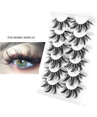 FAIRYGATE False Eyelashes Dramatic Lashes Faux Mink Fluffy Eyelash Wispy Strip Lash that Look Like Extensions Thick Volume Lashes 6 Pairs B5505 FGJSTB5505 - Buy Online on GoSupps.com