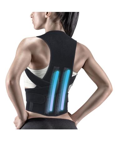 Adjustable Breathable Posture Corrector for Men and Women - Black, Medium 29.1-33 - Buy Online on GoSupps.com