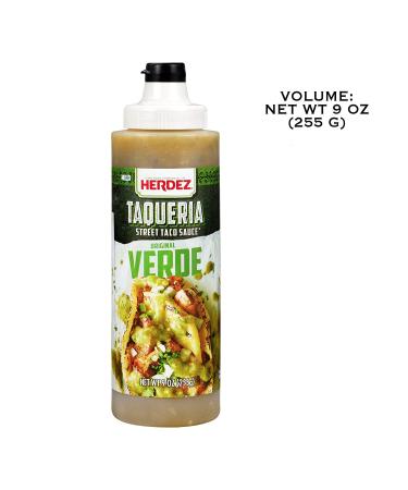 Herdez Taqueria Street Taco Sauce SALSA VERDE 9 oz Pack (2 Pack) | Gluten Free - Buy Online on GoSupps.com