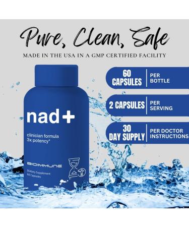 NAD+ Supplement. Exclusive Formula w/Patent Pending RiboYOUNG . Nicotinamide Riboside Quercetin Resveratrol Betaine NRF2 Activator. Anti Aging True NAD Supplement 60 Count (Pack of 1) - Buy Online on GoSupps.com