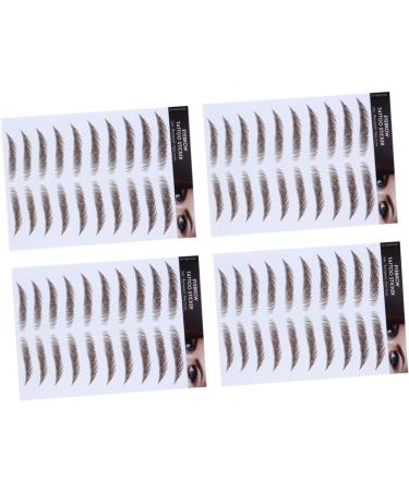 Beavorty 8 Pcs Eyebrow Stickers False Eyebrow 6d Hair-like Eyebrows Stickers Water Proof 4 Stickers - Buy Online on GoSupps.com