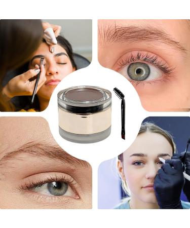  G n rique Eyebrow Pomade - Waterproof Eyebrow Cream with Long-Lasting Wear | Makeup Gel with Brush - For Home Sports Rain Evening Dates Travel Girlfriend Wife Friend Sister Daughter - Buy Online on GoSupps.com