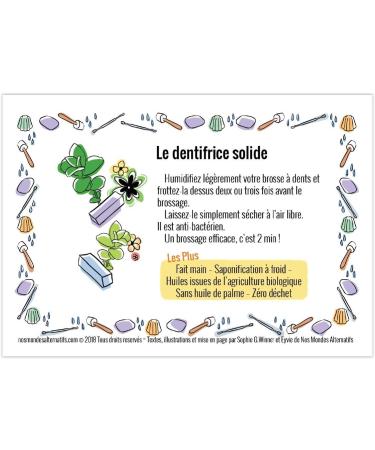 Dentifrice Solide Bio He Menthe Poivr e Sans Fluor Argile Blanche & R glisse Utilisation 6 Mois Et Plus. 30 G (Lot 1) - Buy Online on GoSupps.com
