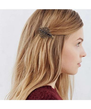 Shop Cinaci 32-Piece Vintage Leaf Flower Butterfly Hair Clip Set - Retro Bronze Hairpins for Women & Girls - International Shipping Available - Buy Online on GoSupps.com