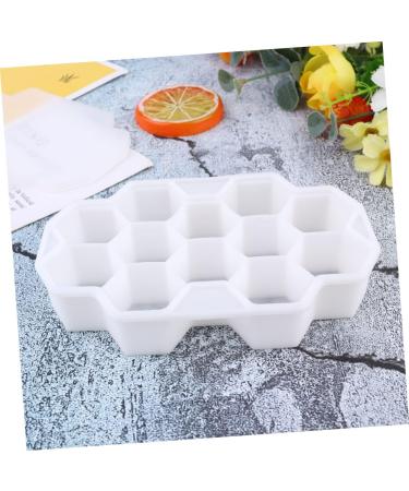 Alipis 2pcs 12 Silicone Molds Ice Molds Cocktail Ice Making Mould Refrigerator Ice Mold Ice Tray Ice Cubes 13X9 CM White - Buy Online on GoSupps.com