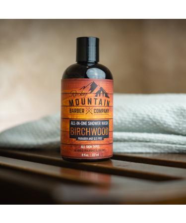 Rocky Mountain Birchwood All-In-One Body Wash & Shampoo - 8 oz - Buy Online on GoSupps.com