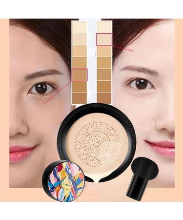 Indicativet Makeup Indicativet Mushroom Cc Cream Air Cushion Cc Cream Foundation New Mushroom Head Air Cushion Cc Cream Moisture Cushion Makeup Mushroom Foundation Full Coverage (#01 One Size) One Size #01 - Buy Online on GoSupps.com