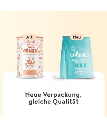 Alpha Foods Collagen Powder 400g - Hydrolysate Peptides Type I II III - High Dose with Hyaluronic Acid & Elastin - Flavor Neutral - Premium German Supplement - 26 Portions - Buy Online on GoSupps.com