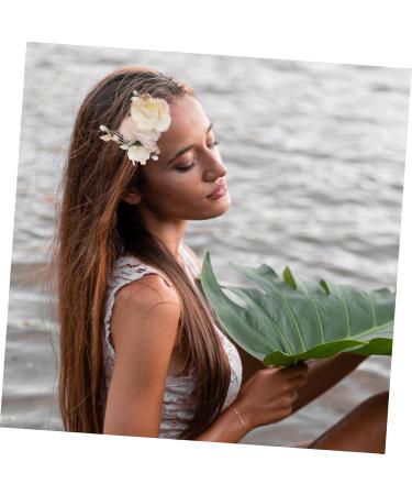 FRCOLOR Engagement Party Headband Side Hair Comb Bridal Floral Hair Comb Wedding Bridal Comb Rose Hair Comb Bridal Pearl Hair Comb Happy New Year Headband Wedding Tiara Miss Shell Decorate medium Pink - Buy Online on GoSupps.com