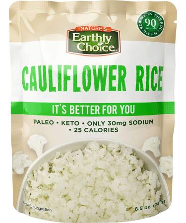 Nature's Earthly Choice Cauliflower Rice - 6 Pouches (6 x 8.5 ounces) Size 5 (Pack of 144)