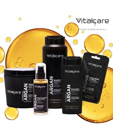 Vitalcare Imperial Argan Restorative Hair Shampoo | Repair Dry & Damaged Hair with Argan Oil | 500ml - International Shipping Available - Buy Online on GoSupps.com