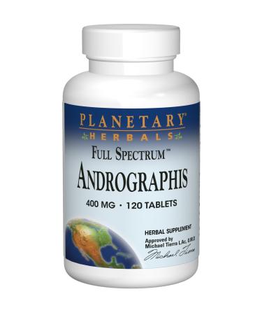 Planetary Herbals Full Spectrum Andrographis 400 mg 120 Tablets