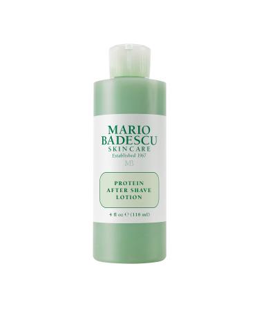 Mario Badescu Protein After Shave Lotion with Oatmeal for Face Body Bikini Areas and Legs - Lightweight Oil-free After Shave for Women and Men - Skincare Solution for Razor Burn & Ingrown Hair 4 Fl Oz