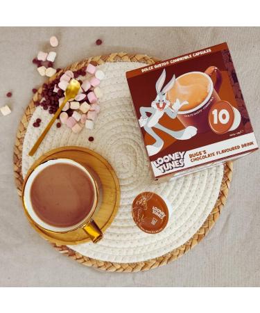 caff luxe Flavoured Milk Drink Dolce Gusto Compatible Pods - Looney Tunes Warm Milk Drink or Milkshake - 40 Capsules Variety Pack (Strawberry Vanilla Chocolate & Banana) 1.0 count - Buy Online on GoSupps.com