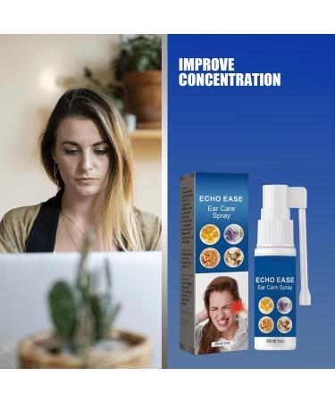Echo Ease Tinnitus Inhaler Echo Ease Tinnitus Relief Spray EchoEase Tinnitus Inhaler EchoEase Tinnitus Relieve Ear Discomfort (1 Pcs) - Buy Online on GoSupps.com