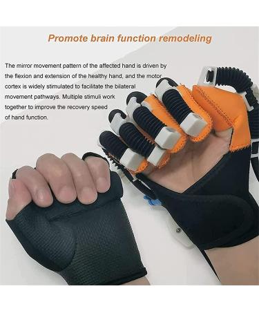 Stroke Hemiplegia Finger Rehabilitation Trainer - Robot Gloves for Hand Function Recovery (Left Medium) | International Shipping Available - Buy Online on GoSupps.com