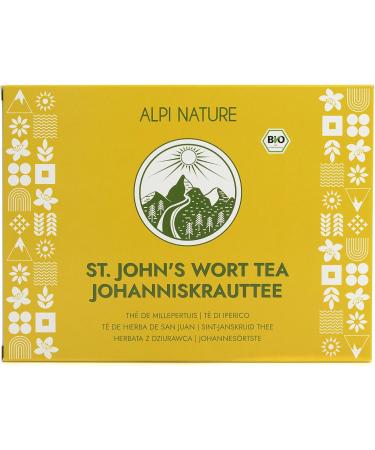  Alpi Nature Alpi Nature Organic St. John's Wort Tea 120 Tea Bags 120g Pack of 6 x 20 x 1g Bags - Buy Online on GoSupps.com