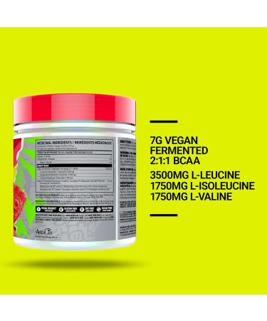 GHOST BCAA Amino Acids Sour Patch Kids Redberry - 30 Servings - Sugar-Free Intra and Post Workout Powder & Recovery Drink 7g BCAA Supports Muscle Growth & Endurance- Soy & Gluten-Free Vegan Redberry 30 Servings (Pack of 1) - Buy Online on GoSupps.com