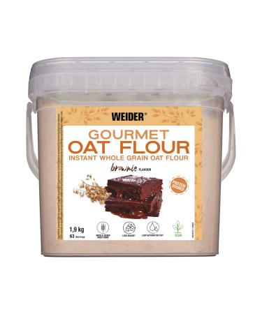 Weider Gourmet Oat Flour. Brownie Flavor (1.9 kg). Whole Grain Source of Proteins Low Sugar Content. BROWNIE 1.9 KG - Buy Online on GoSupps.com