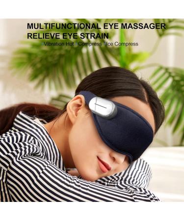 Eye Massager - Heated Eye Massage Device with Vibration & Hot/Cold Compress for Eye Relief | Reduce Pressure Edema & Pain | International Shipping Available - Buy Online on GoSupps.com