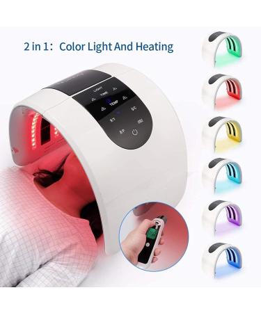 Foreverlily LED Face Mask - 7 Colors PDT Light Therapy for Anti-Aging Skin Rejuvenation & Tightening - Buy Online on GoSupps.com