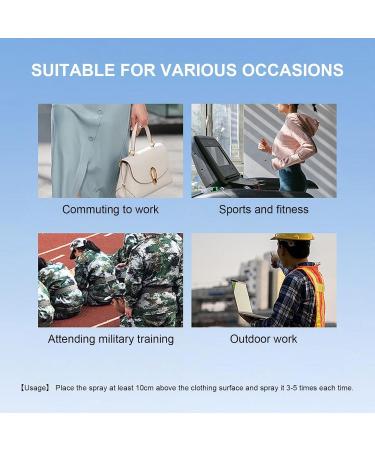 Refreshing spray for clothes refreshing summer spray | Fast cooling spray with cooling mist 100ml natural plant-based cooling agent mist - Buy Online on GoSupps.com