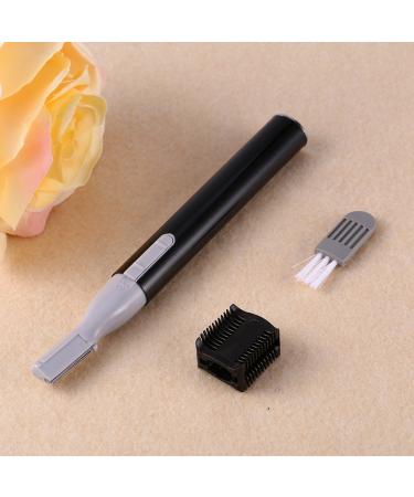 Portable Electric Razor & Trimmer - Women's Facial & Eyebrow Hair Remover (Black) - International Shipping Available - Buy Online on GoSupps.com