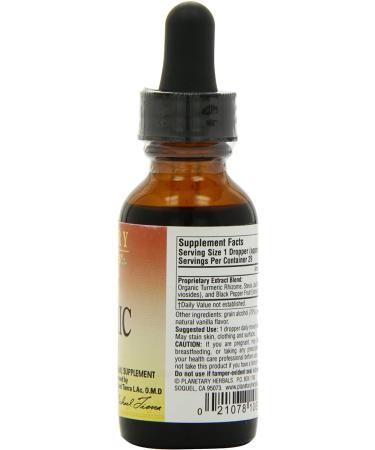 Planetary Herbals Turmeric Full Spectrum Extract 1 fl oz | Premium Herbal Supplement - Buy Online on GoSupps.com