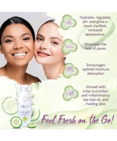 Gilly's Organics Cucumber & Witch Hazel Toner - Acne Pore Minimizer Spray with Aloe & Tea Tree | Made in USA - Buy Online on GoSupps.com