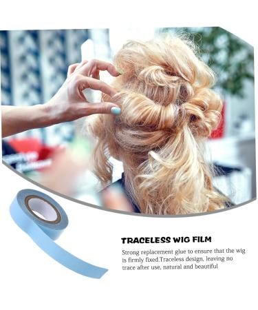 1 Roll Wig Film Toupee Adhesive Tape Wig Tape Ultra Hold Lace Tape for Wigs Hair Glue for Lace Wigs Wig Adhesive Wig Lace Glue Wig Stuff True Scalp Tape Lace Front Glue Tissue Beatifufu 4.70X4.70X1.30CM Blue - Buy Online on GoSupps.com