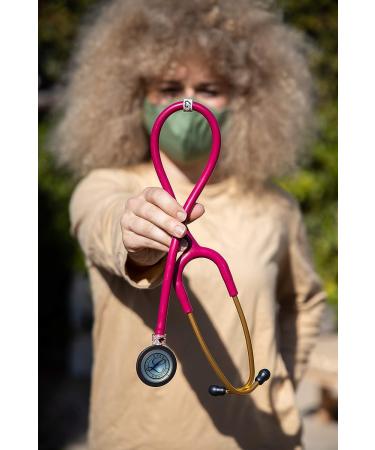 charMED Iridescent Stethoscope Charm - Perfect Gift for Healthcare Professionals - Easy to Clean Metal - 0.5 Ring - Buy Online on GoSupps.com