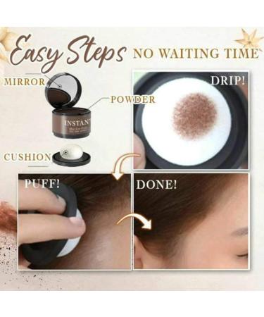 PETSBURG InstantMax Volumizing Cover Up Powder Root Concealer Root Touch Up Hair Loss Concealer to Cover Up Roots (Black) - Buy Online on GoSupps.com