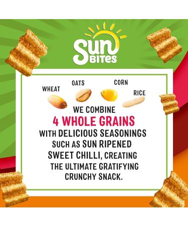 Walkers Sunbites Sour Cream & Black Pepper Multipack Crisps 6x25g | Suitable for vegetarians | Made with 100% wholegrains and 100% natural flavourings | High in Fibre - Buy Online on GoSupps.com