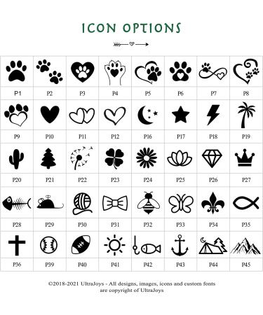 Personalized Ultra Joys Black Fish Cat Tag - Stainless Steel ID Collar Name Tag for Cats - Buy Online on GoSupps.com