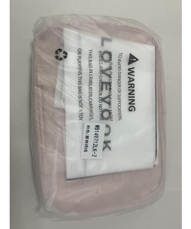 LOVEVOOK Pink Rhombus Waterproof Toiletry Bag for Women - Travel Makeup Organizer with Hook, Large Cosmetic Case for Full-sized Containers - Buy Online on GoSupps.com