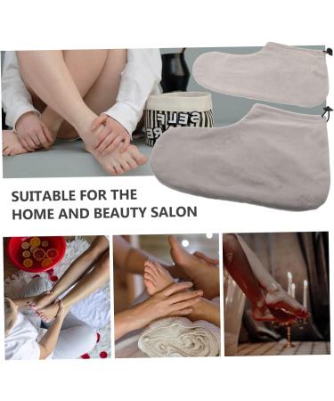 Housoutil 3 Pairs Wax Warm Foot Cover Pedicure Foot Paraffin Wax Gloves and Booties Wax Warmer Foot Wear Convenient Wax Foot Cover Boots Paraffin Wax Accessory Plush Bath Mat Lotion 28X20X0.9CMx3pcs Greyx3pcs - Buy Online on GoSupps.com