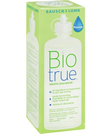 Contact Lens Solution by Biotrue Multi-Purpose Solution for Soft Contact Lenses 300mL (Pack of 1) 300 mL - Buy Online on GoSupps.com
