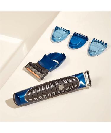 Gillette Precision Trimmer for Men - 4 in 1 Body & Beard Styling Kit with Proglide Blade & Attachments | International Shipping - Buy Online on GoSupps.com
