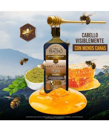 Tio Nacho Anti-Gray Hair Conditioner with Egyptian Henna - 14.03 Fl Oz | Anti-Hair Fall Treatment | International Shipping Available - Buy Online on GoSupps.com