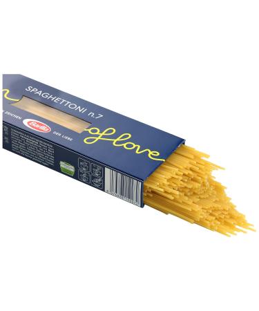 Buy Barilla Classic Spaghettoni n.7 - Authentic Durum Wheat Pasta (500g x 5 Pack) - Perfectly Al Dente - International Shipping Available - Buy Online on GoSupps.com