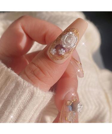 Pearl Mixed Flower Camellia Nail Art Set 3D Nail Art Supplies Nail Tip Nail Glitter Acrylic Nail Art Decorations Nail Art Jewelry 3d Flower Nail Nail Art Kit Nail Art Gems Kit Multi-Color - Buy Online on GoSupps.com