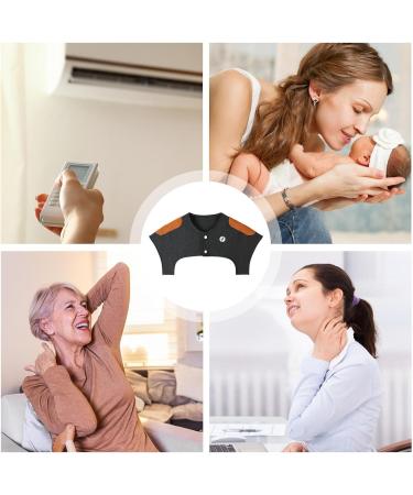 Kerali Women's Shoulder Warm Wrap - Thick Comfortable Collarless Neck Wrap for Breastfeeding in Air-Conditioned Rooms - Dark Gray - Buy Online on GoSupps.com