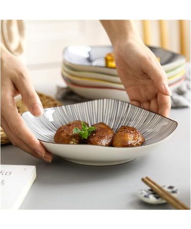 Dinner Plates Home Creative Ceramic Tableware Fruit Deep Square Plate Western Steak Breakfast Plate Personality Plates Kitchenware Plates - Buy Online on GoSupps.com